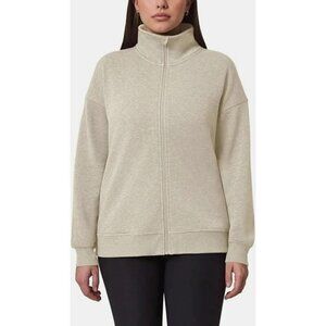 NWOT Mondetta Women's Size M Beige Full Zip Sweatshirt